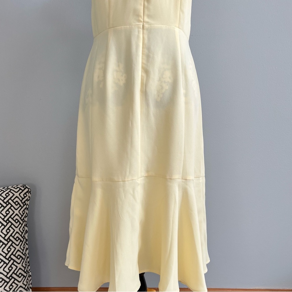 Banana Republic Factory Flutter Sleeve Midi Dress Size 6 Spring Wedding Event - Picture 7 of 9